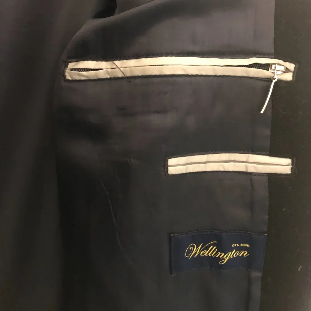 Wellington Executive Overcoat - Black - Picture 9 of 9